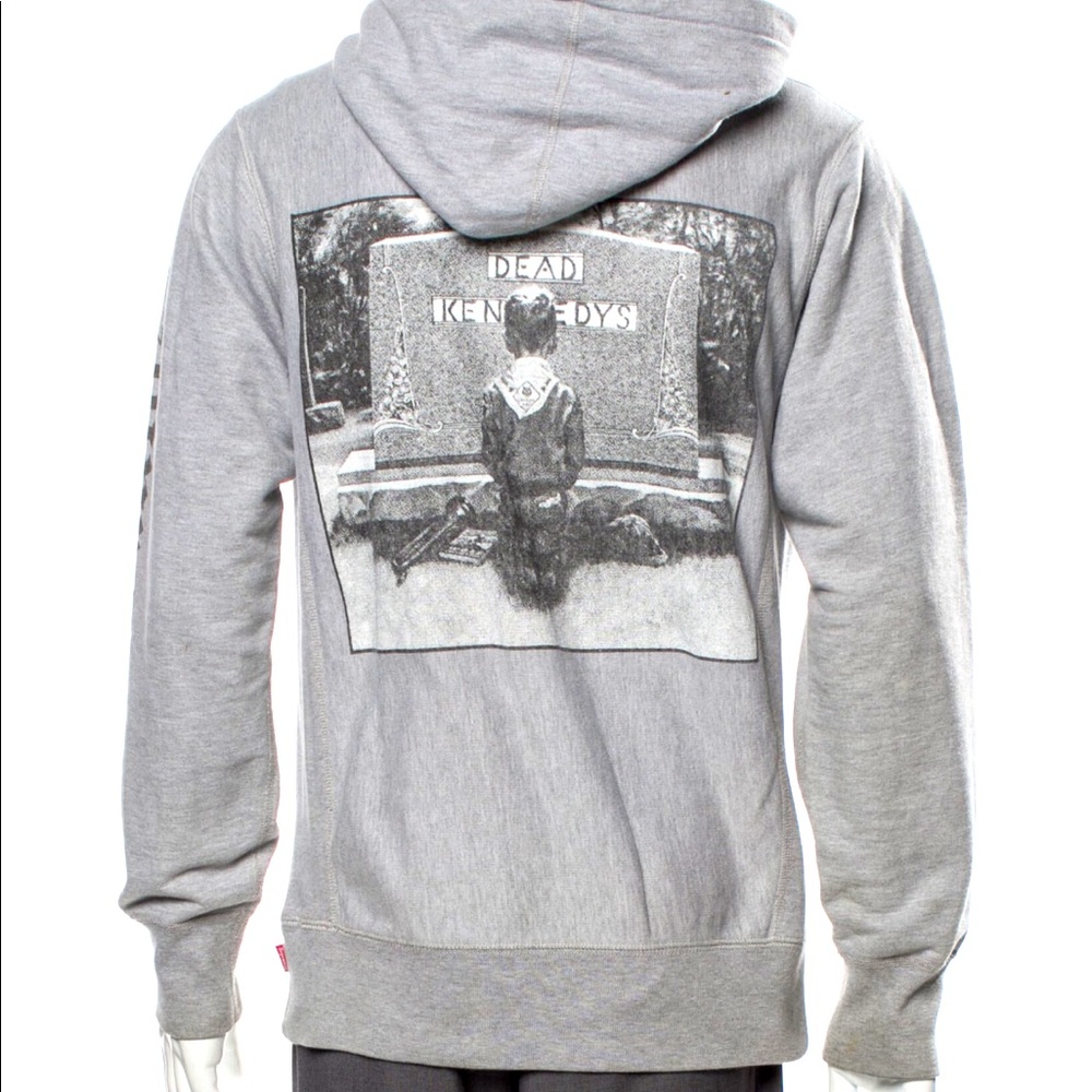 Grey Supreme  Dead Kennedy’s Hoodie